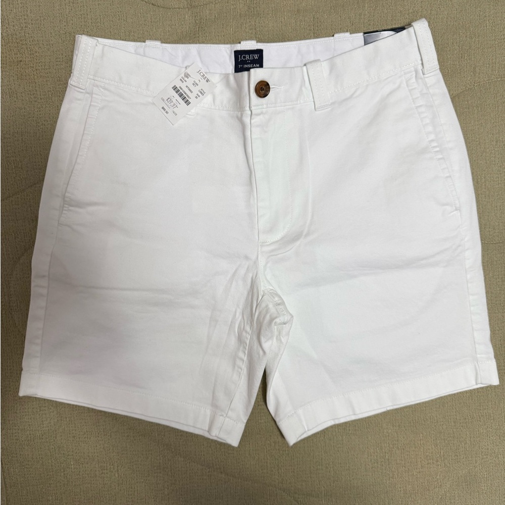 J. Crew Men's White Shorts